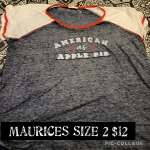 Maurices American as Apple Pie Shirt